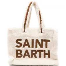 Сумка-тоут с короткими ручками и нашивкой с логотипом