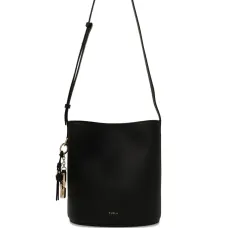 Кожаная сумка-ведро