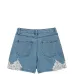 Джинсовые шорты с кружевной отделкой