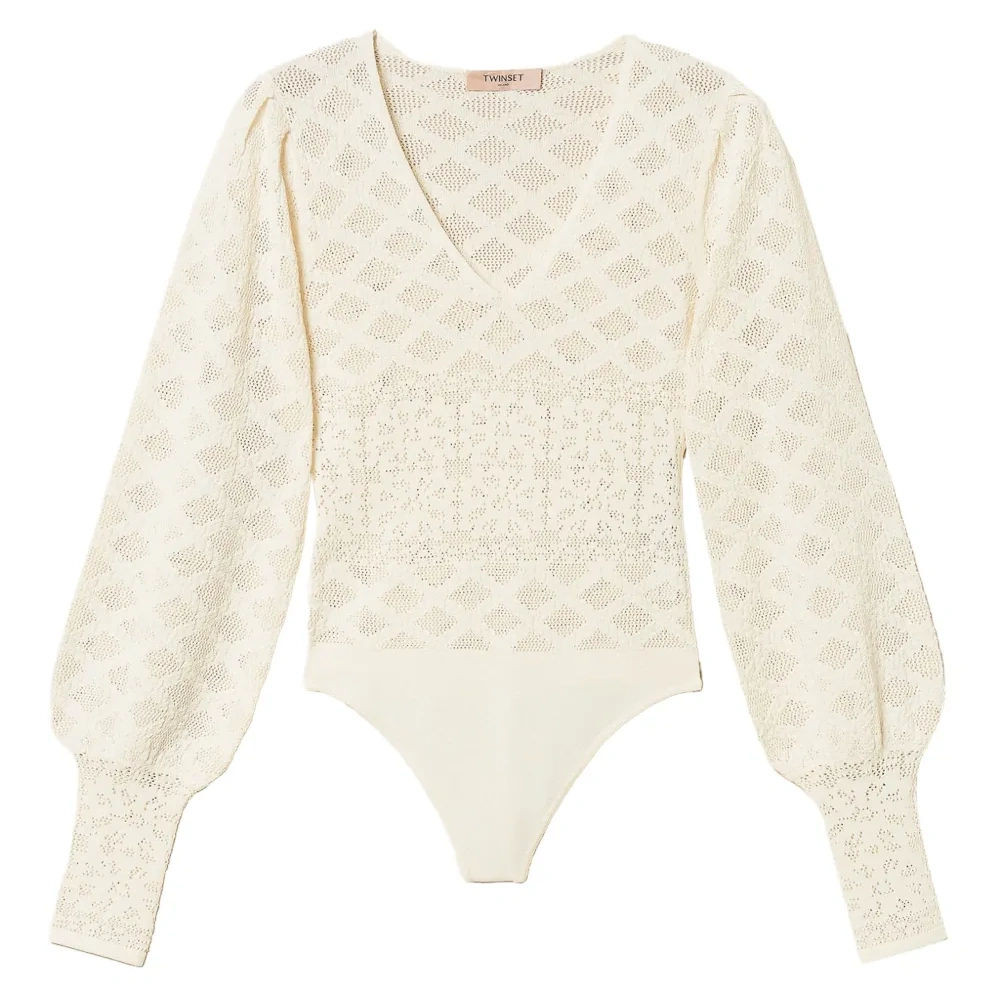 Трикотажное боди с цветочным принтом Трикотажное боди с цветочным принтом