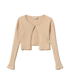 Укороченный кардиган в рубчик Укороченный кардиган в рубчик