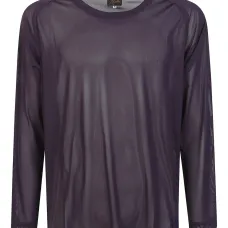 Длинносливная футболка из сетки