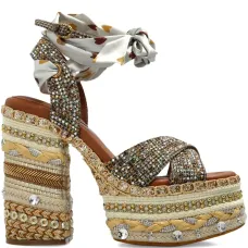 Босоножки Chelsea Scarf на каблуке 135 мм