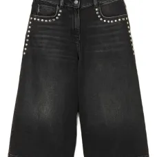 Шорты-бермуды с заклепками