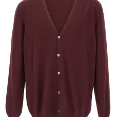 Кардиган на пуговицах с V-образным вырезом