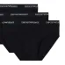 Трусы-брифы с эластичным поясом и логотипом (упаковка из трёх штук)