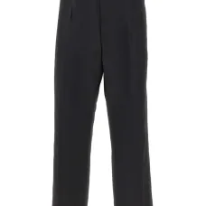 Брюки с нашивкой-логотипом