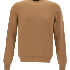 Джемпер с круглым вырезом