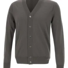 Кардиган на пуговицах с V-образным вырезом