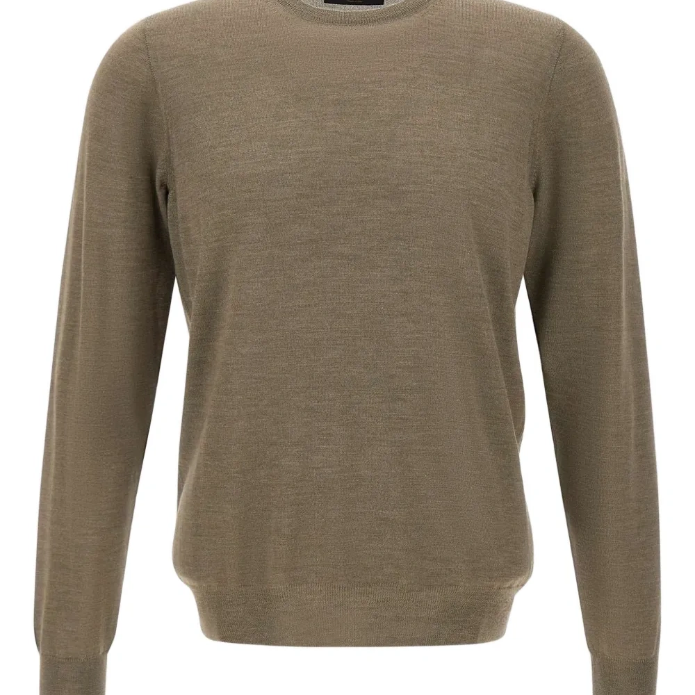 Лонгслив с круглым вырезом