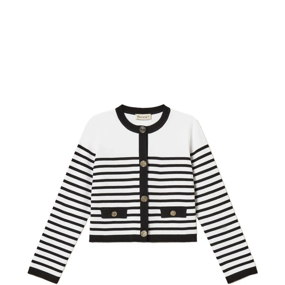 Полосатый кардиган