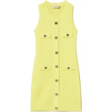 Вязаное платье на пуговицах Вязаное платье на пуговицах