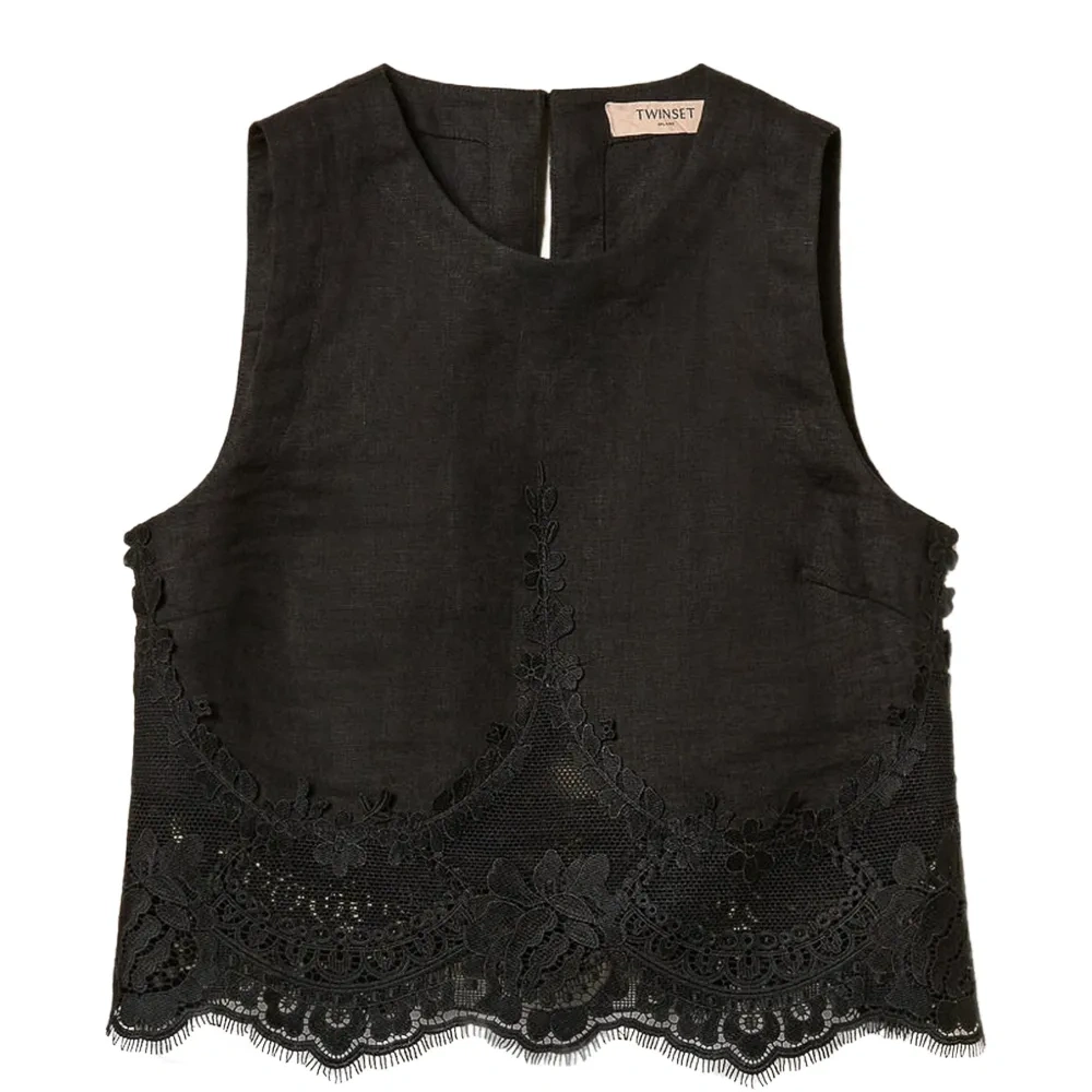 Топ с кружевом Топ с кружевом