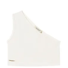 Топ на одно плечо с логотипом