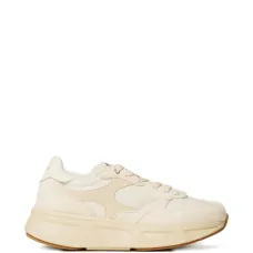 Кроссовки с панелями на шнуровке