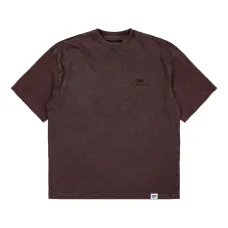 Футболка с круглым вырезом, окрашенная пигментным способом