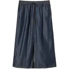 Шамбре миди-юбка