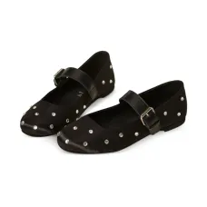 Балетки со стразами