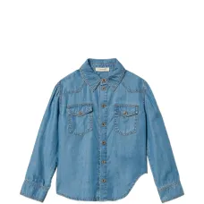 Рубашка из шамбре