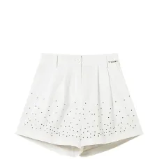 Поплиновые шорты с заклепками Поплиновые шорты с заклепками