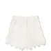 Шорты из поплина с кружевной отделкой