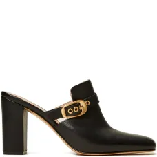 Мюли с пряжкой