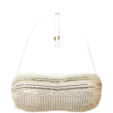 Бандо-бикини с вышивкой из пайеток Бандо-бикини с вышивкой из пайеток