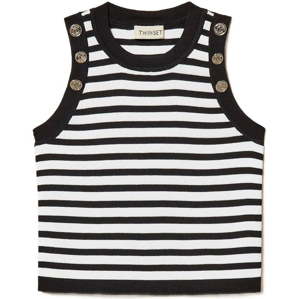 Топ в полоску