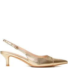 Босоножки на каблуке 50 мм из кожи Босоножки на каблуке 50 мм из кожи