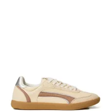 Кроссовки с шнуровкой и вставками