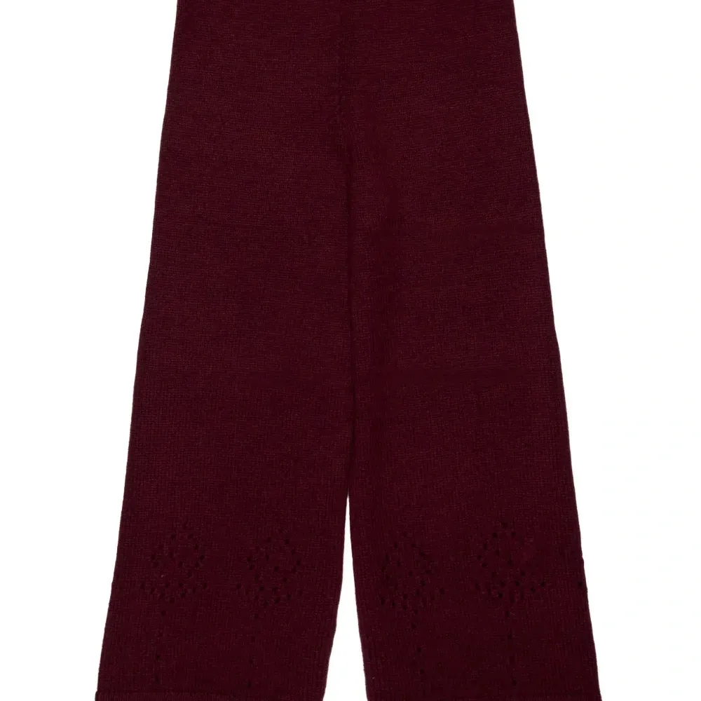 Брюки с ажурной вязкой