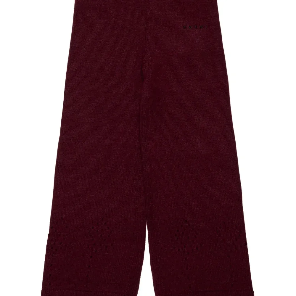 Брюки с ажурной вязкой