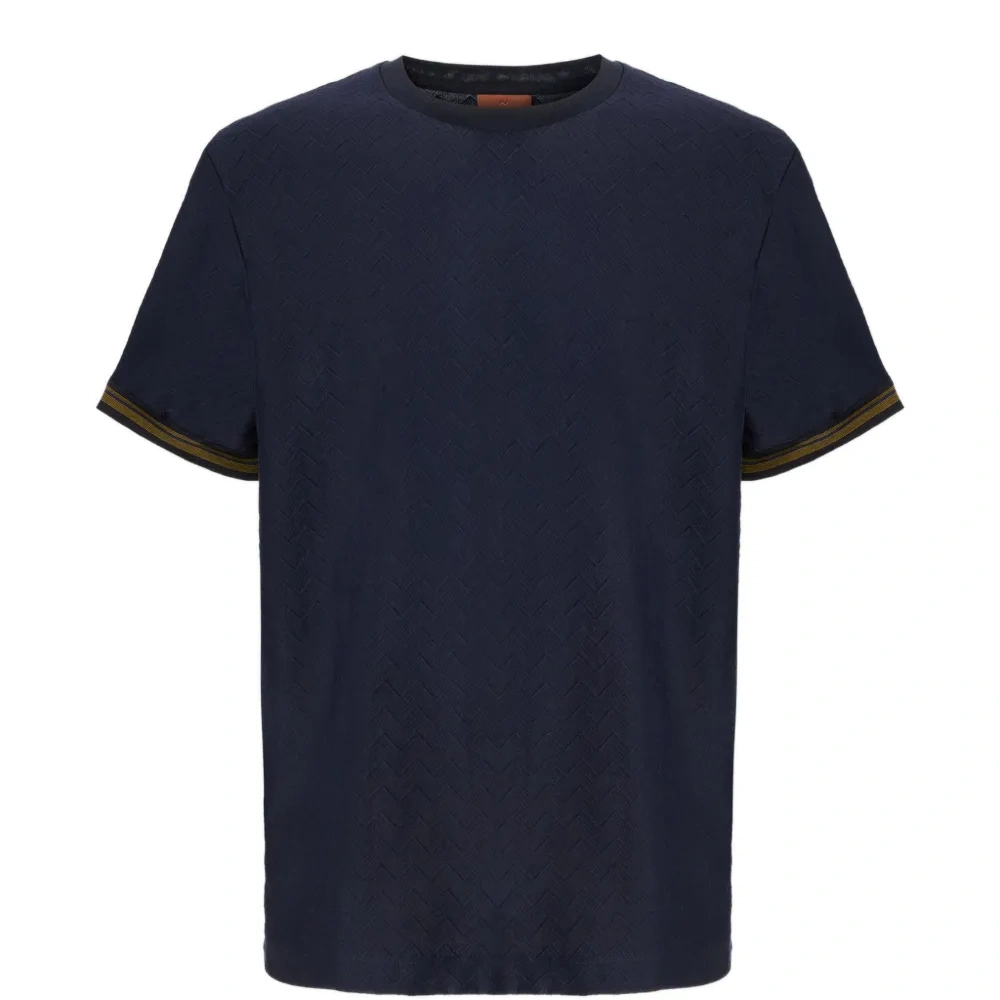 Футболка с зигзагообразным узором