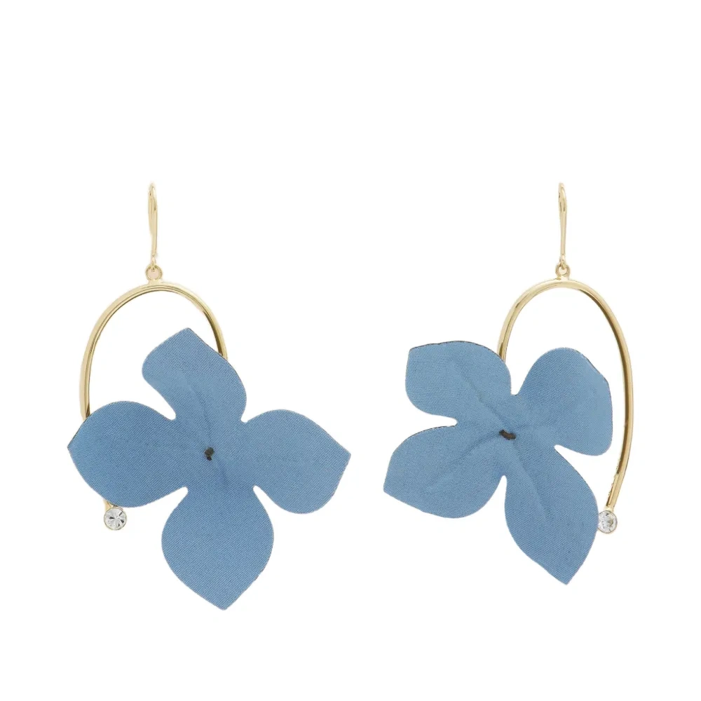 Серьги-подвески со стразами