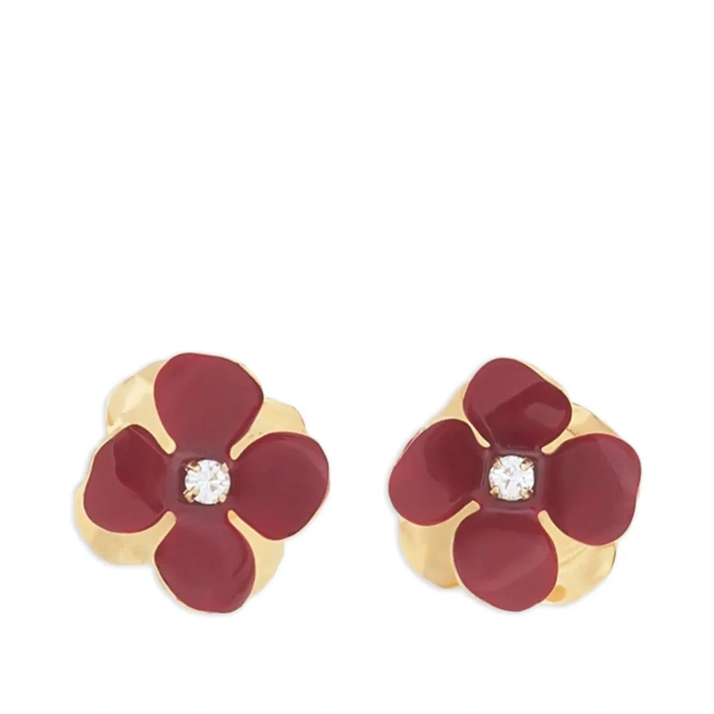 Серьги-гвоздики в форме цветов