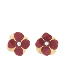 Серьги-гвоздики в форме цветов