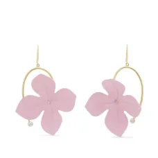 Серьги-подвески со стразами