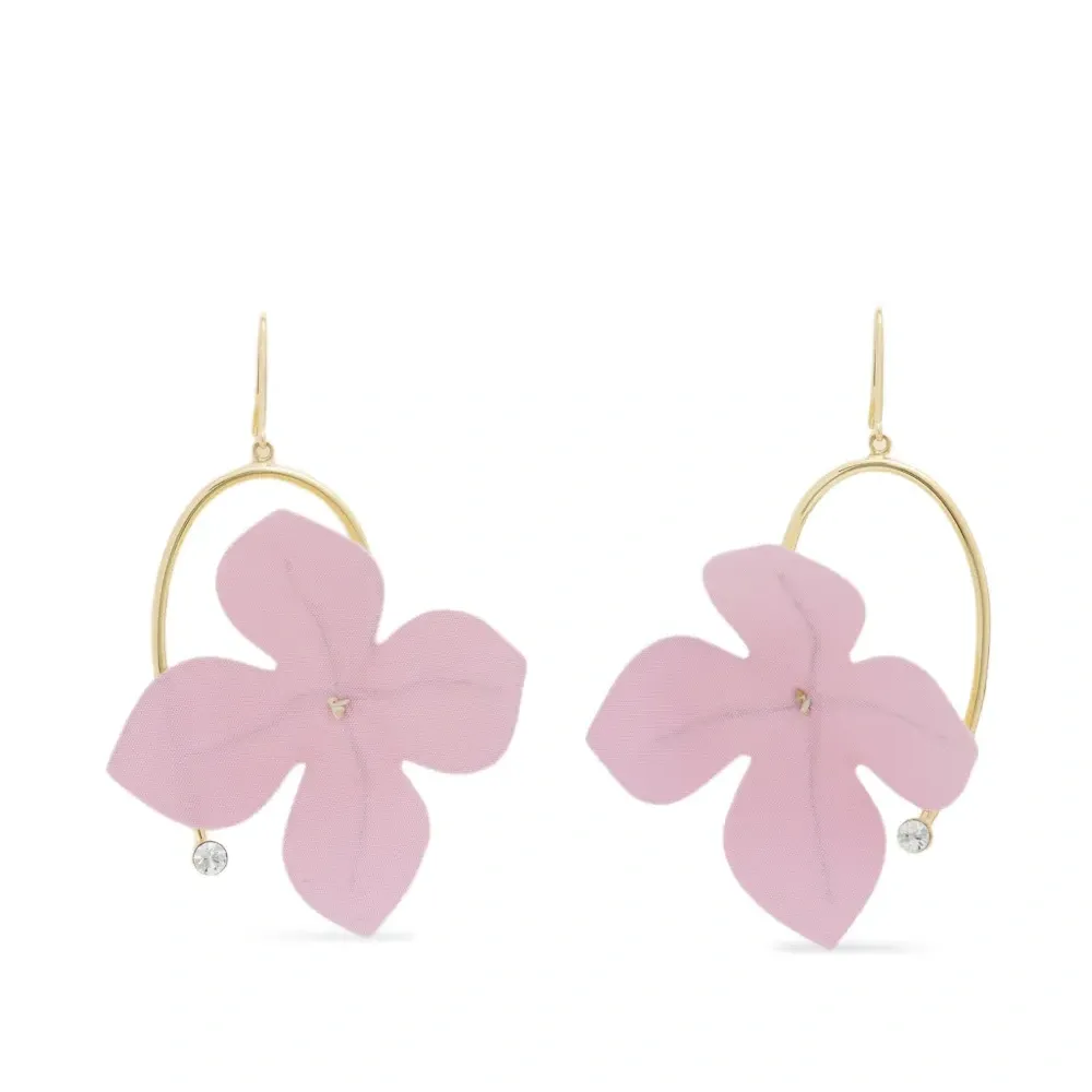 Серьги-подвески со стразами