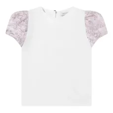 Футболка с украшением блестками