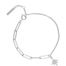 Браслет "Целестная Северная звезда", асимметричный Браслет "Целестная Северная звезда", асимметричный