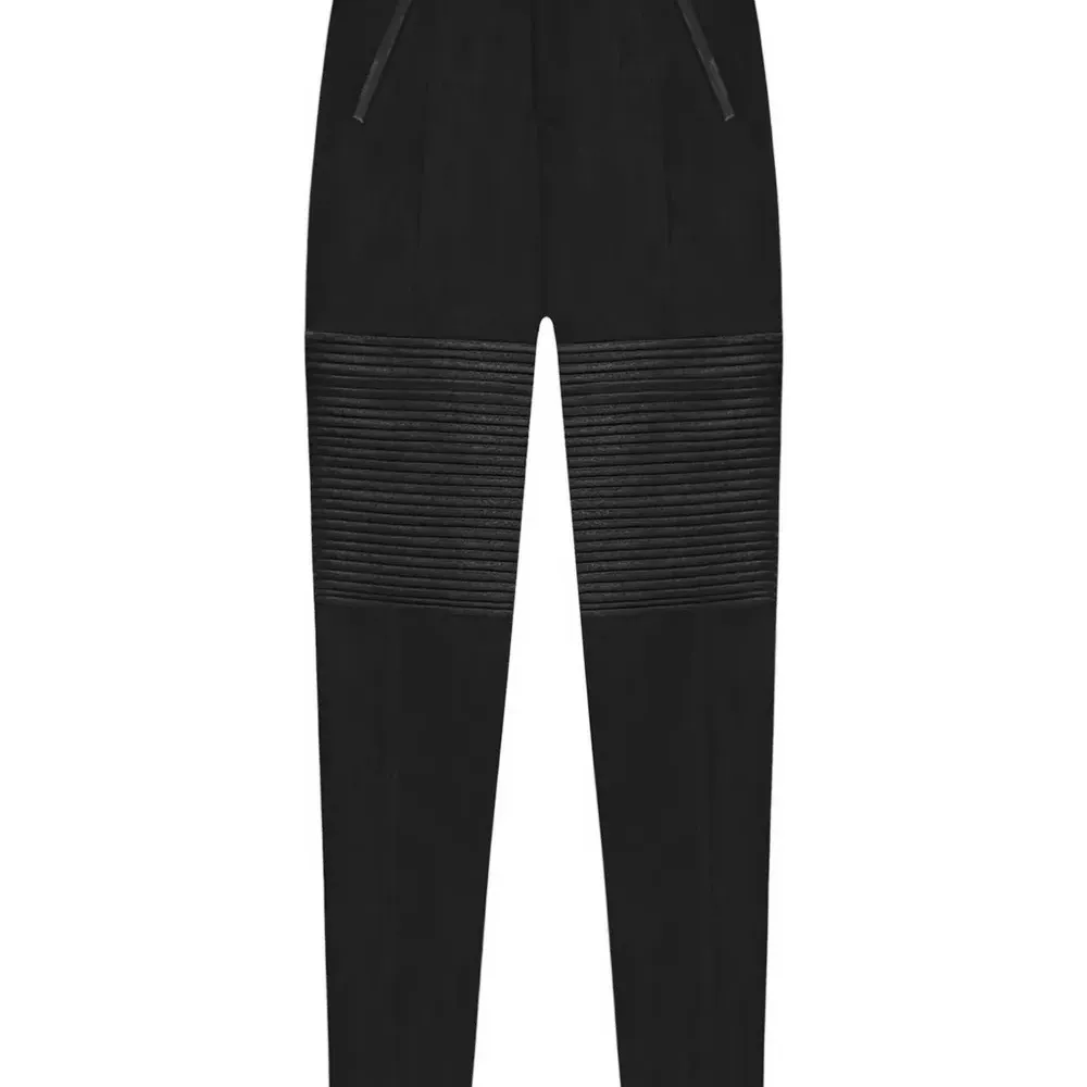 Легинсы со вставками в рубчик