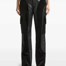 Брюки карго с бархатными вставками Брюки карго с бархатными вставками