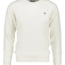 Шерстяной свитер с C-образным вырезом