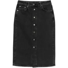 Джинсовая юбка миди