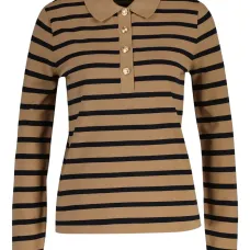 Рубашка поло Breton в полоску