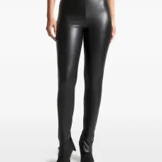 Легинсы на молнии с вышивкой