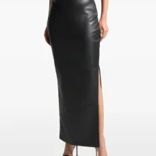 Юбка макси со вставками