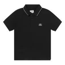 Поло с короткими рукавами и нашивкой с логотипом Поло с короткими рукавами и нашивкой с логотипом