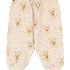 Брюки в горох с принтом