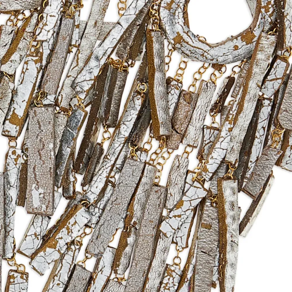 Серьги прямоугольной формы, ручная работа